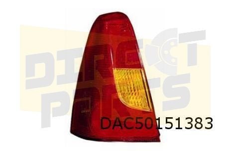 Dacia Logan (10/06-10/12) achterlicht Links (Rood/Oranje) or, -, -, -, Envoi