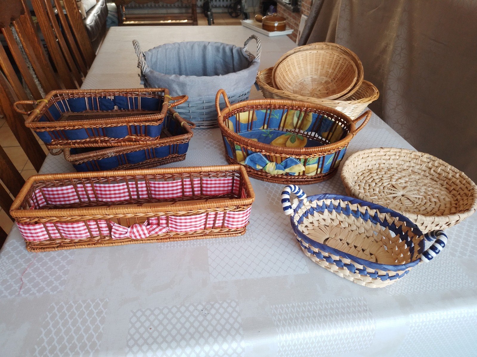 12 Tal geschenkmandjes, Ophalen of Verzenden, Zo goed als nieuw