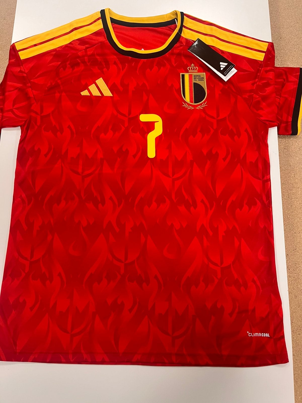Belgie world cup 2026 home jersey - De Bruyne 7 (L), Sport en Fitness, Maat L, Ophalen, Nieuw, Shirt