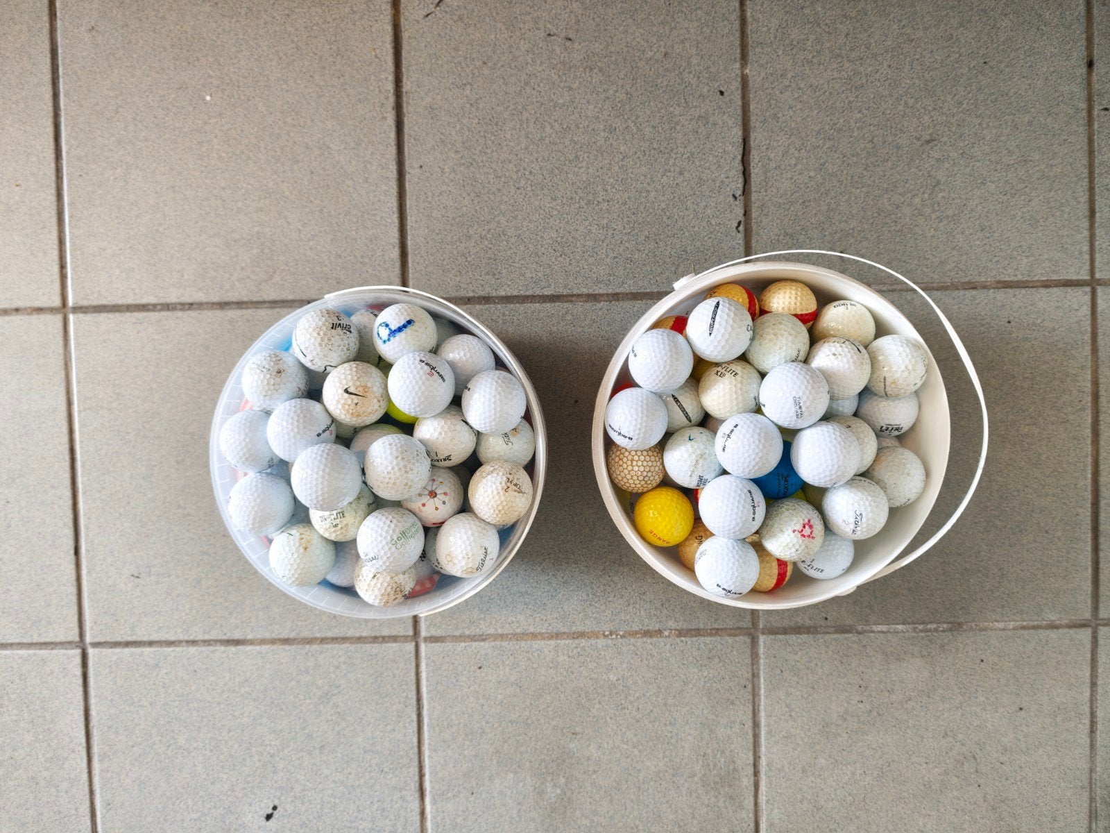 Seau de balles de golf toutes marques, Enlèvement, Utilisé, Balle(s), Autres marques