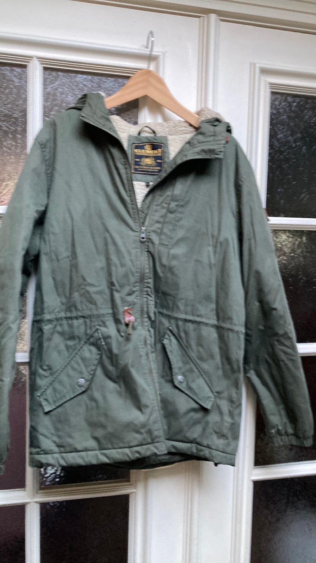 Jas Element maar L parka, Ophalen of Verzenden, Zo goed als nieuw, Maat 52/54 (L), Groen