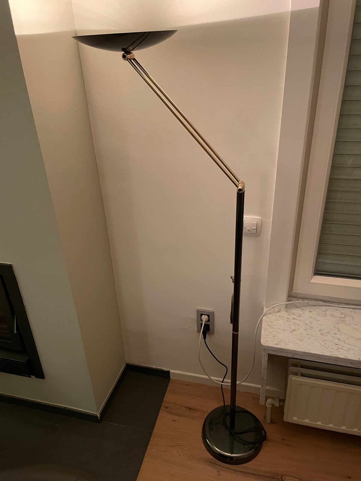 Design staande lamp, Maison & Meubles, Lampes | Lampadaires, Utilisé, Enlèvement