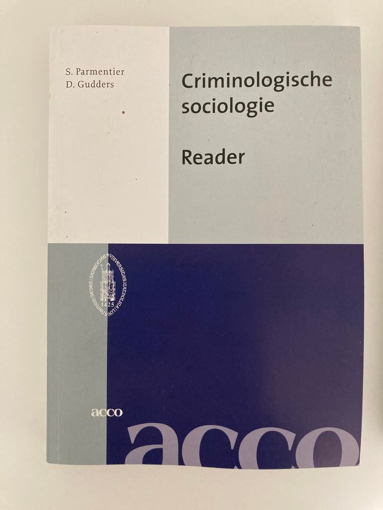 Gratis 4 studieboeken criminologie en sociologie, Boeken, Studieboeken en Cursussen, Ophalen, Zo goed als nieuw