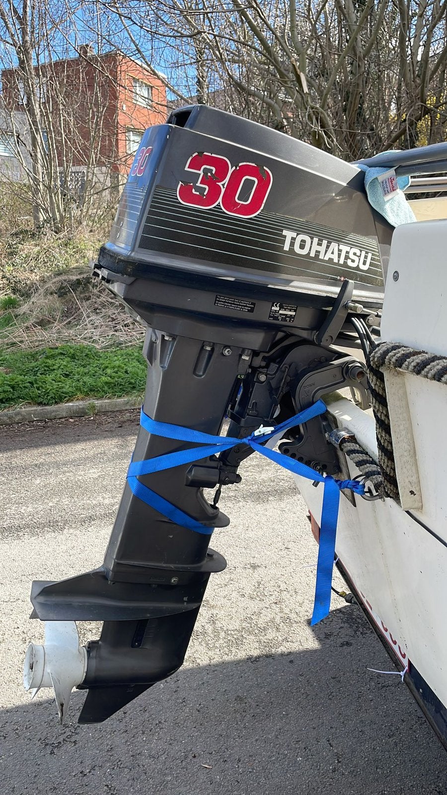 Hors-bord, 30 à 50 ch, 30 ch, Comme neuf, Démarrage électrique
