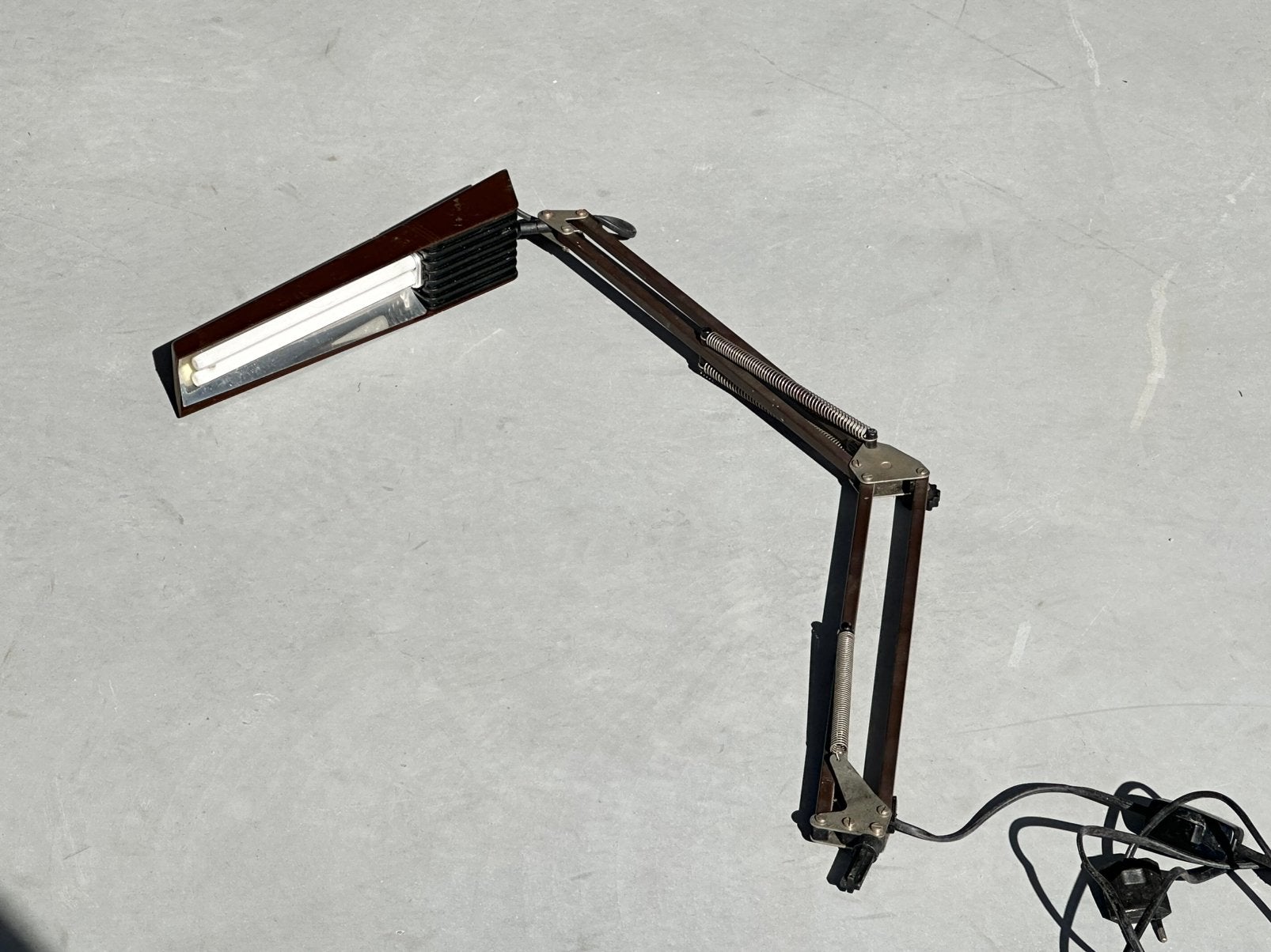 Vintage bureaulamp 1980s, Bureaulamp, Zo goed als nieuw, Ophalen, Beige