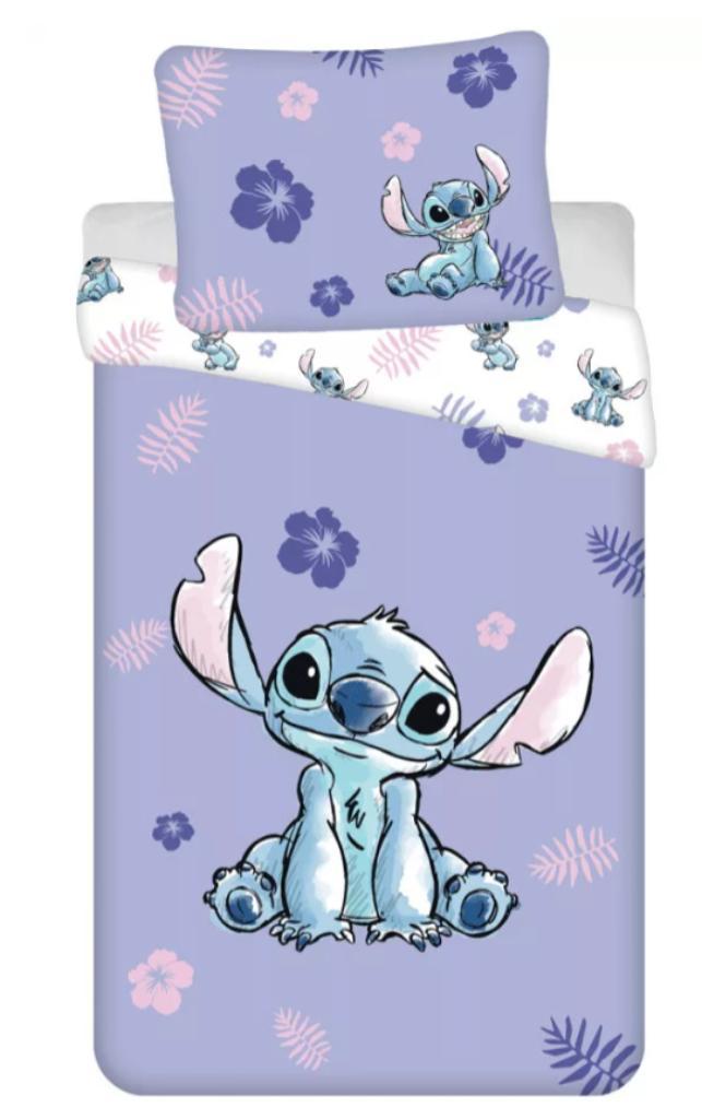Stitch Dekbedovertrek Purple 140 x 200 cm - Disney - Katoen, Meisje, Nieuw, Ophalen of Verzenden, Paars