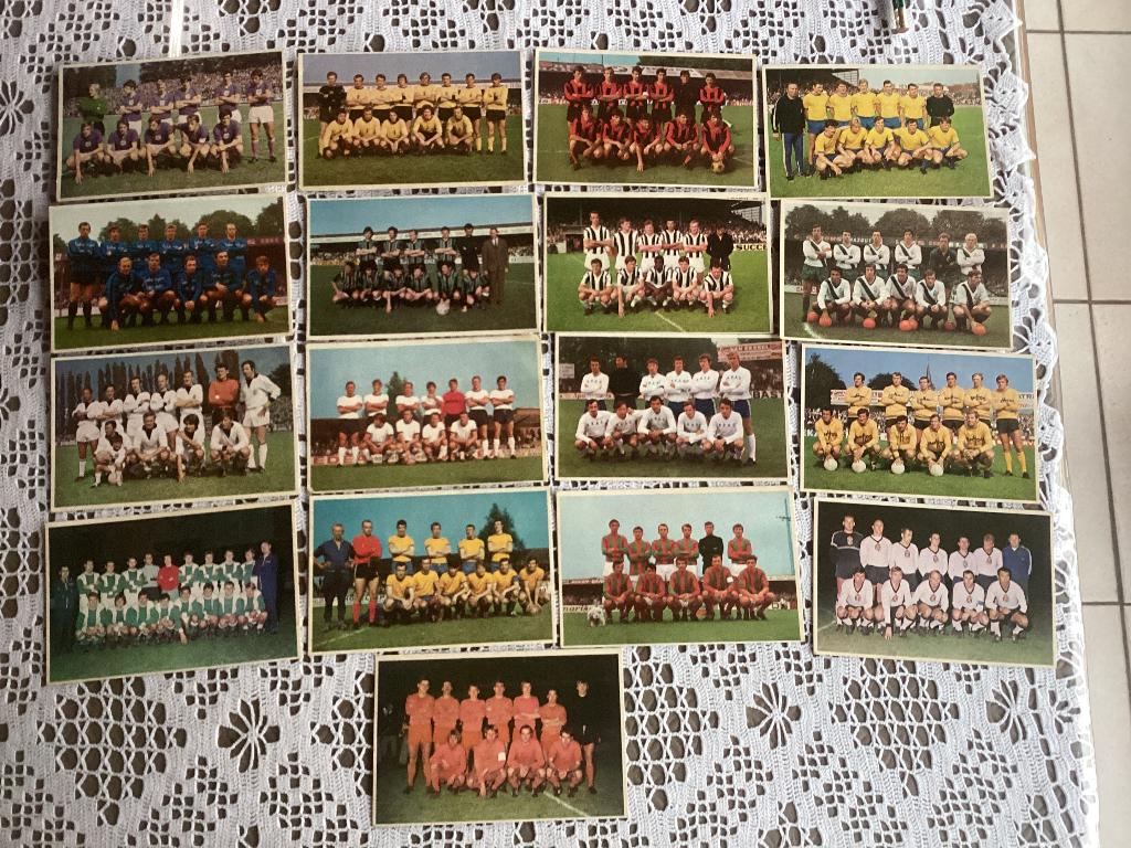 34 oude postkaarten voetbal legendes GOAL Bubble gum prenten, Verzamelen, Ophalen of Verzenden, Gebruikt