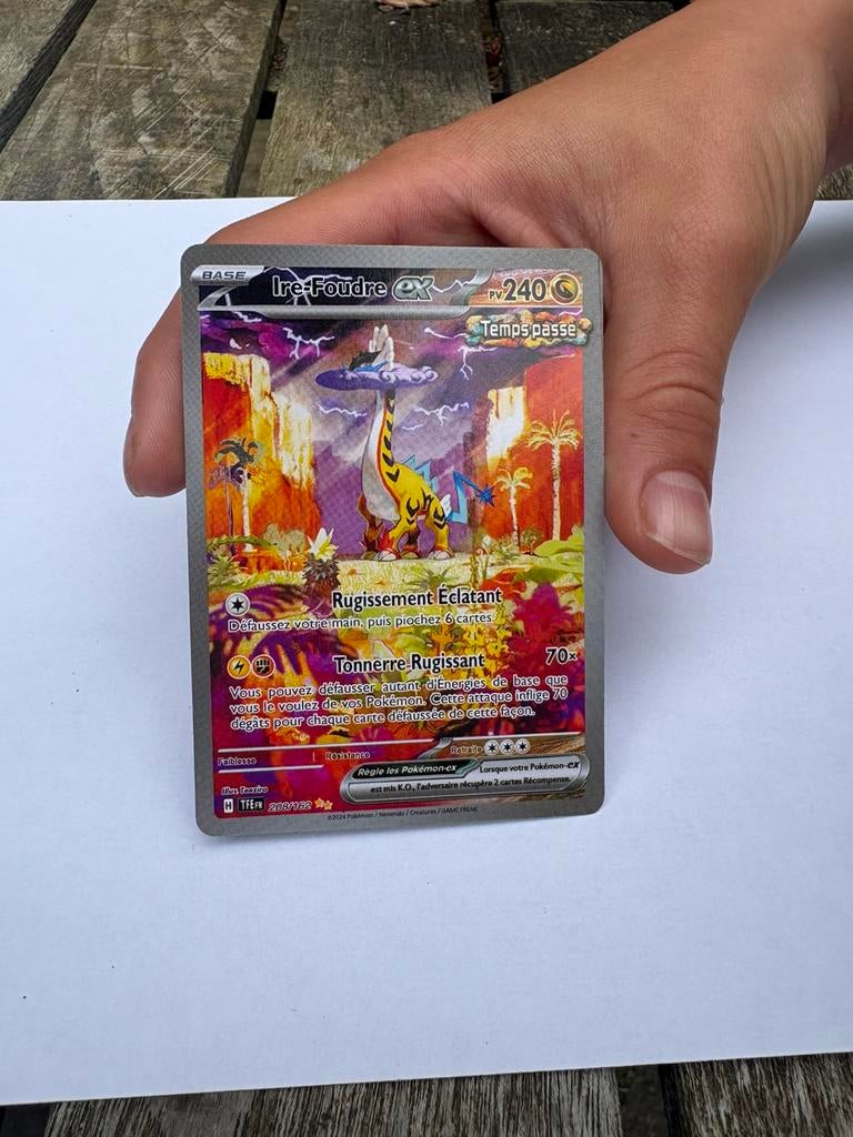 Echte raging bolt pokemon kaart, Ophalen, Nieuw, Losse kaart