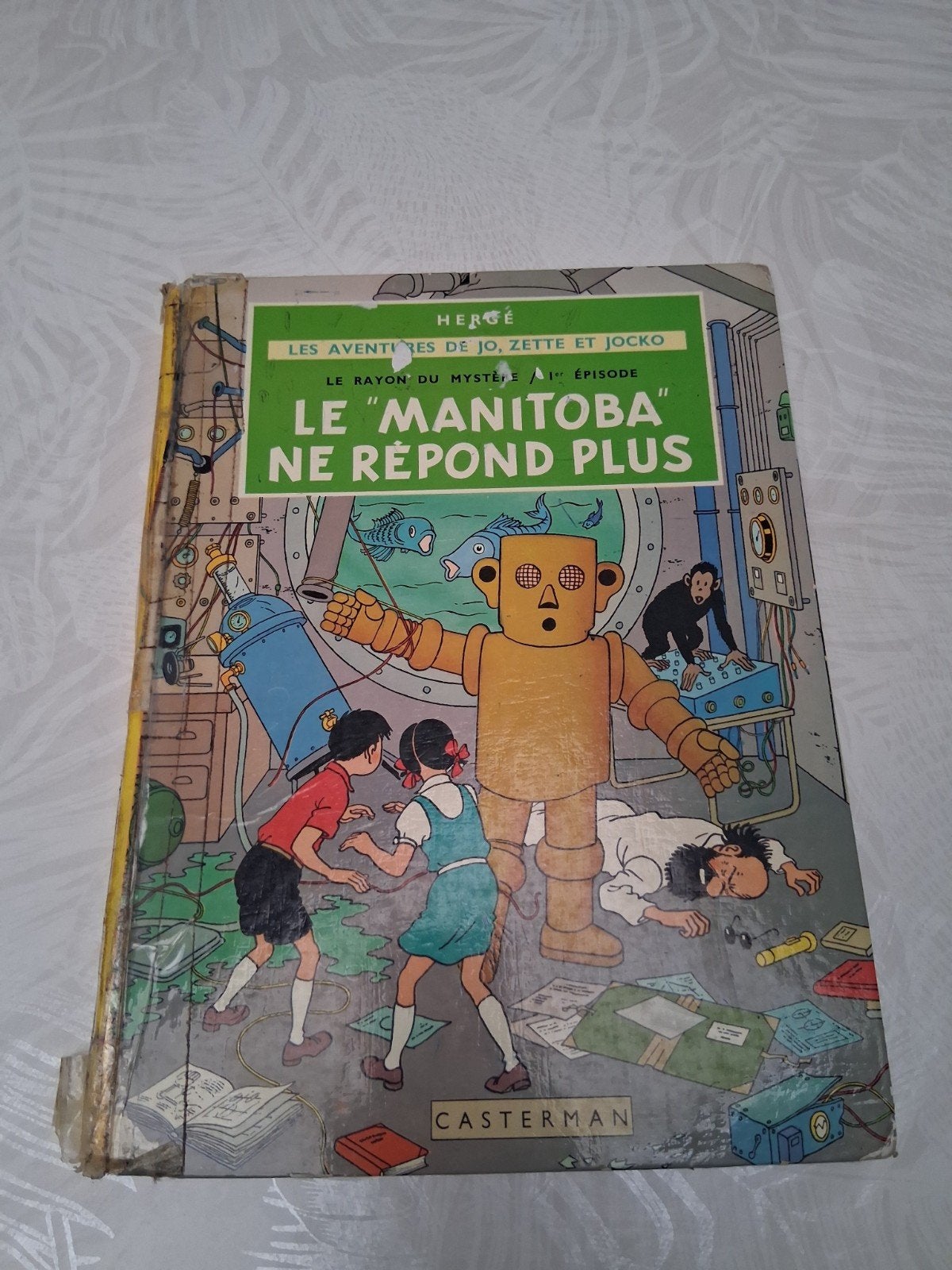 BD ancienne Hergé - Le Manitoba ne répond plus (1952), Enlèvement ou Envoi