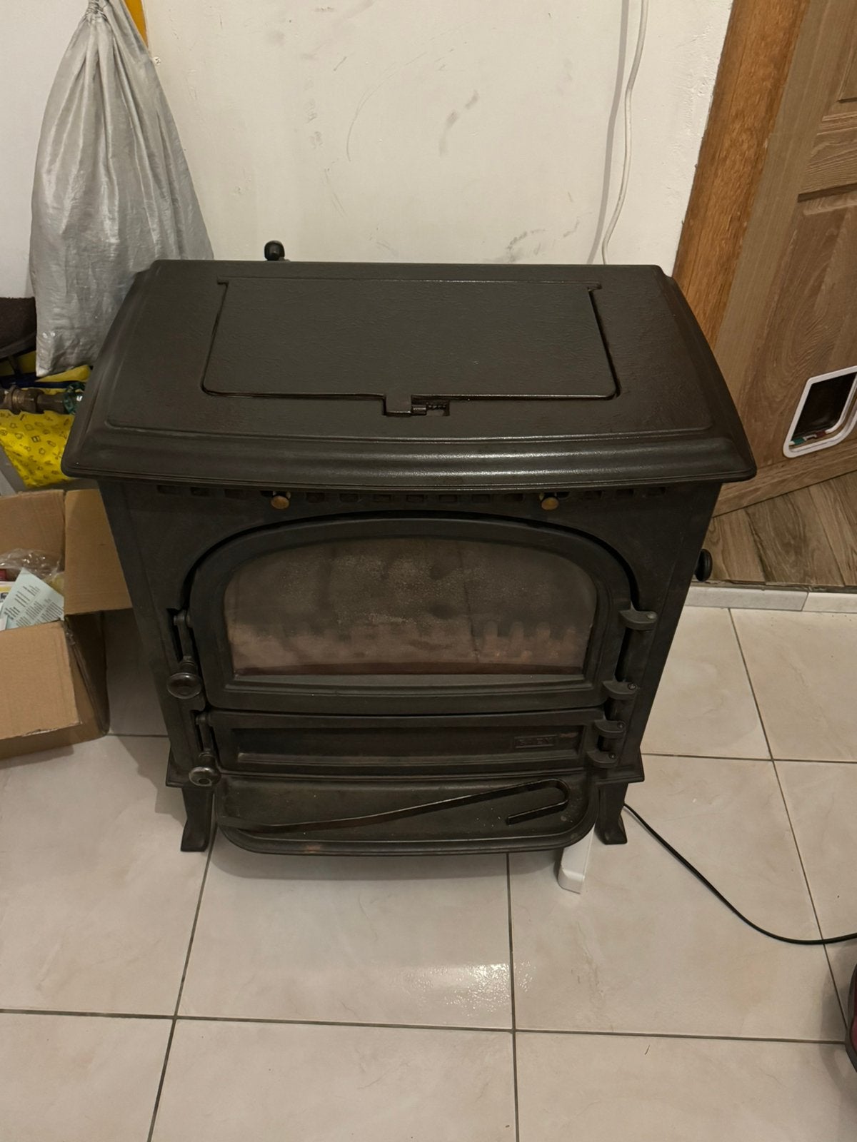 Saey houtkachel, Huis en Inrichting, Kachels, Ophalen, Zo goed als nieuw, Hout, Allesbrander
