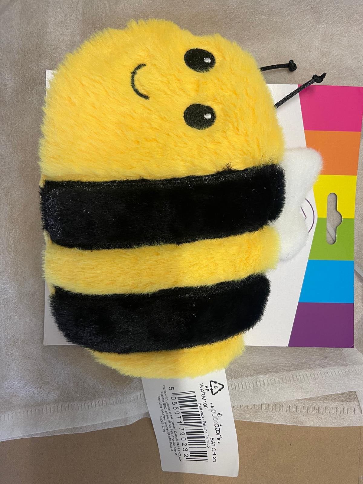 Baby’s Bij Warmtepack, Kinderen en Baby's, Speelgoed | Knuffels en Pluche, Ophalen, Nieuw, Met label