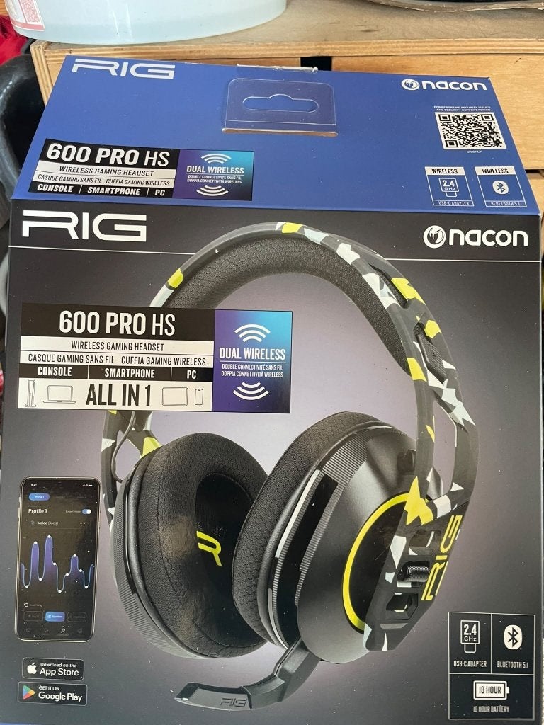 Nacon RIG 600 PRO HS Dual Wireless Headset voor PS5 - Acid, Ophalen of Verzenden, Nieuw, Gaming, Draadloos