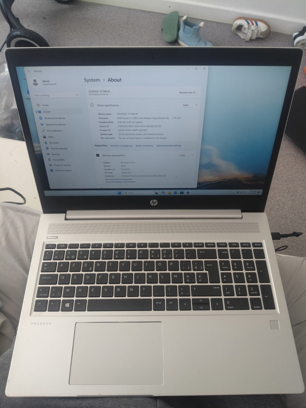 Hp probook 455r g6, Computers en Software, Ophalen, Gebruikt, Hp probook 455r