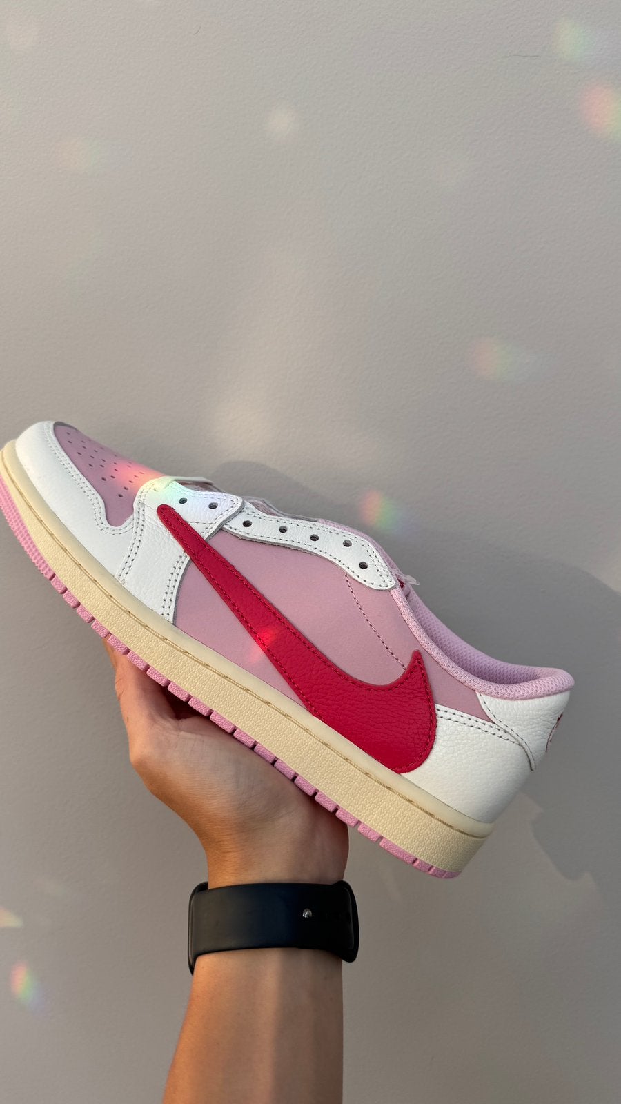 Travis scott Tropical Pink maat:42, Ophalen, Overige kleuren, Nieuw, Sneakers