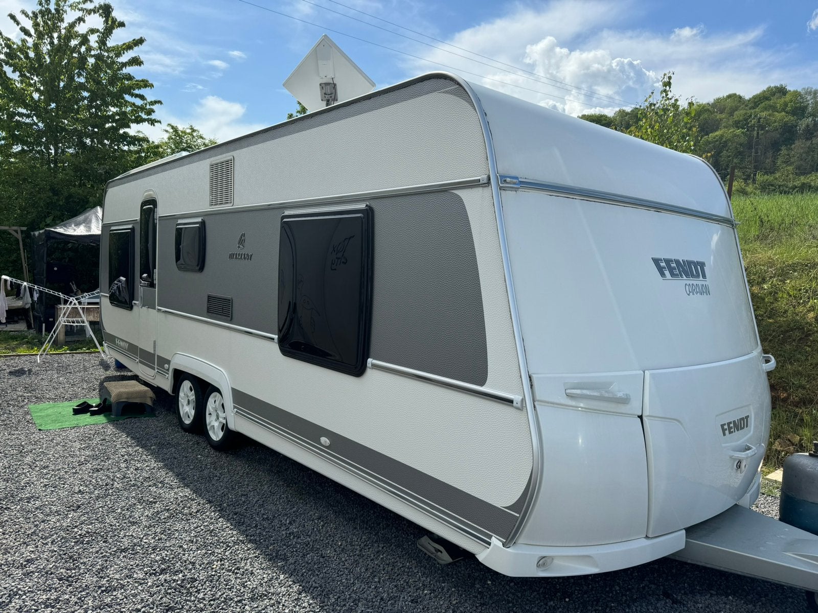 Fendt diamants, Caravans en Kamperen, Rondzit, Tot en met 2, 750 - 1000 kg, Particulier