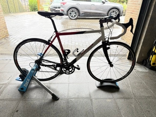 koersfiets maat 52 met Tacx, Autres marques, Frein sur jante, 49 à 53 cm, Acier