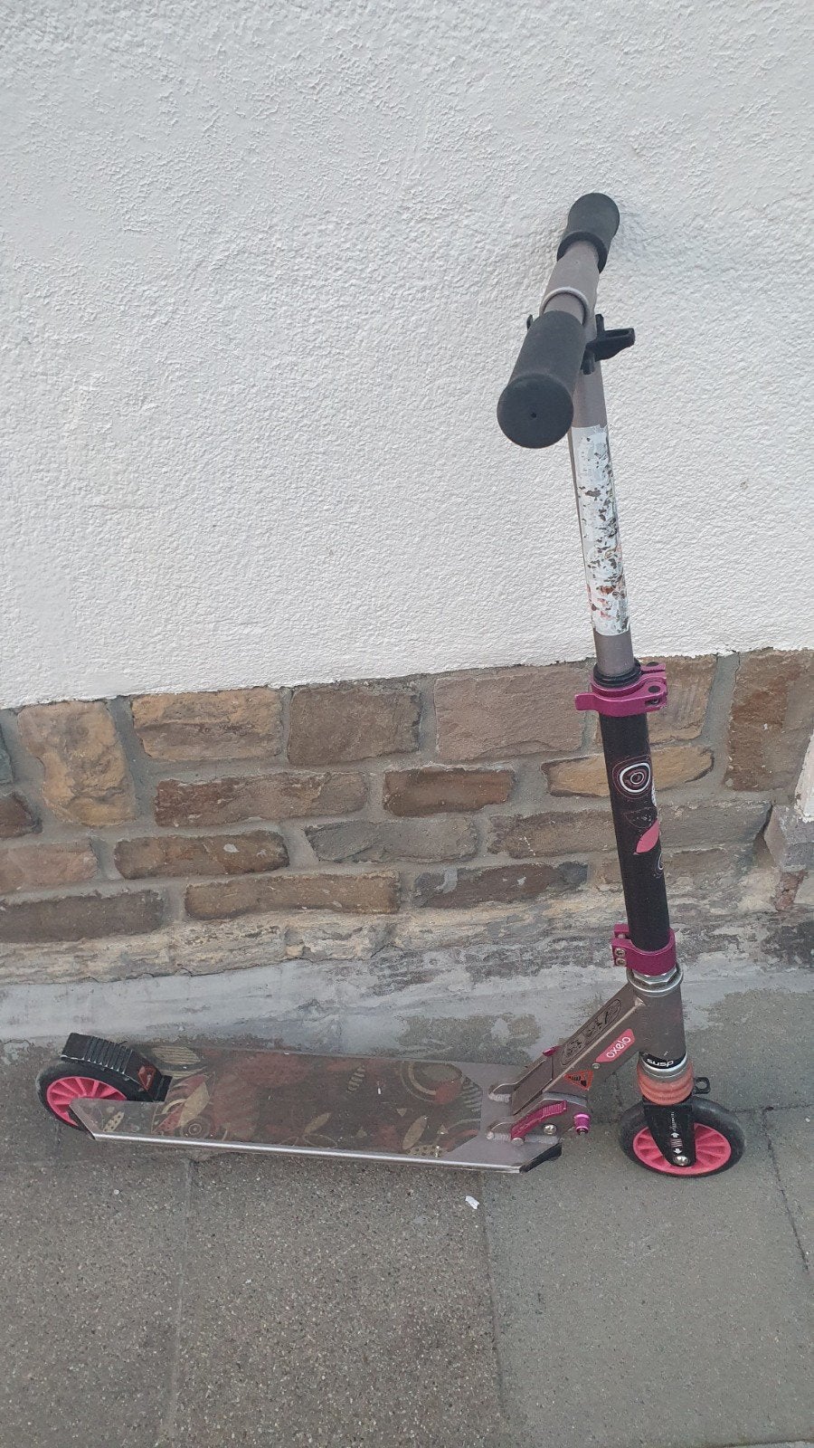 Scooter voor meisjes, Ophalen