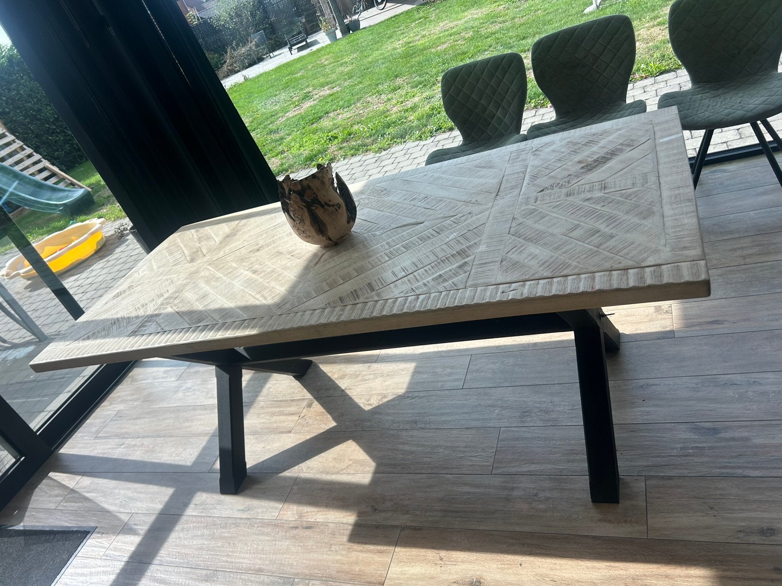Houten eettafel, Enlèvement, Comme neuf