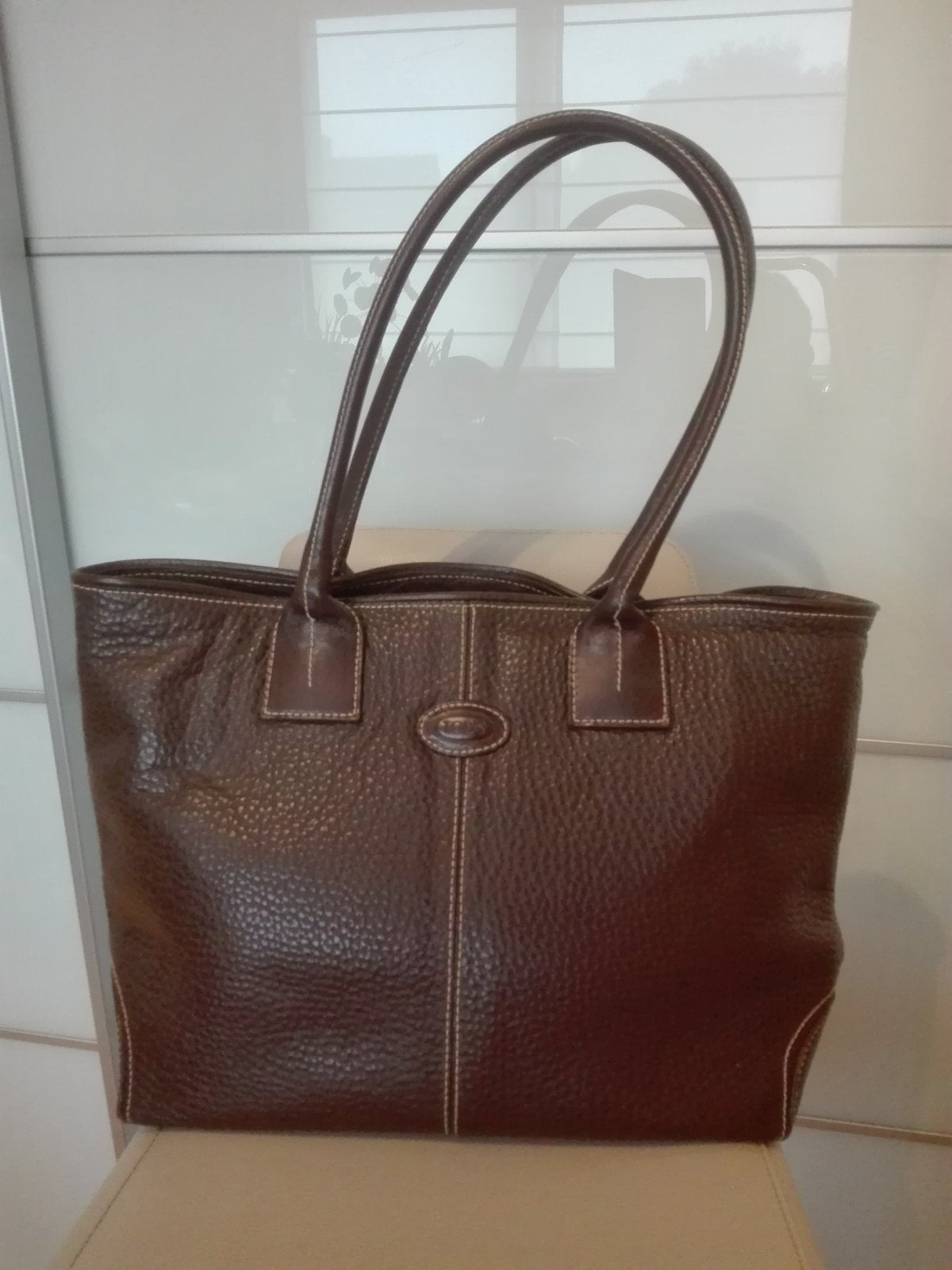 Handtas leder merk “ TODS “, Handtassen en Accessoires, Ophalen, Zo goed als nieuw, Handtas