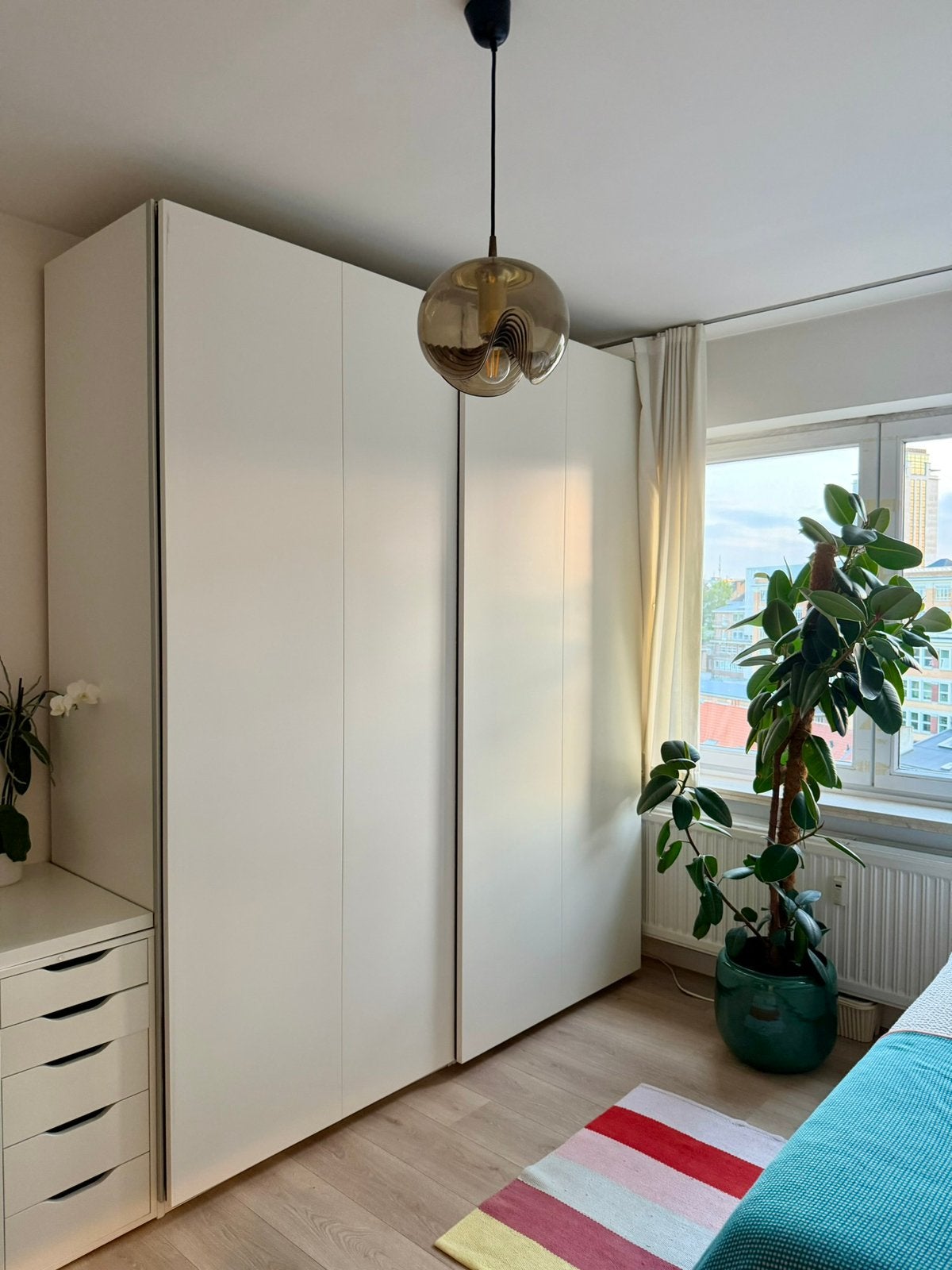 PAX (IKEA) kast met schuifdeuren, Huis en Inrichting, Kasten | Kleerkasten, Ophalen, Zo goed als nieuw, Met deur(en)