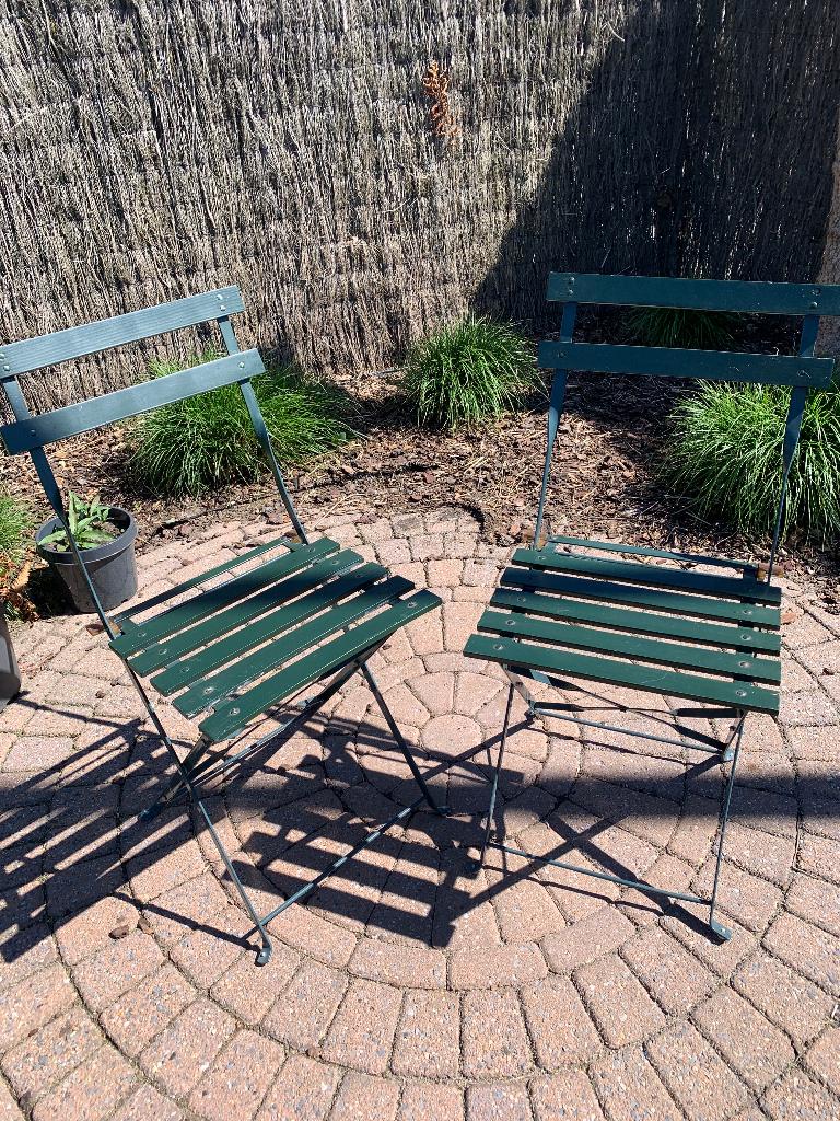 2 tuin of terras decoratie stoelen, Enlèvement