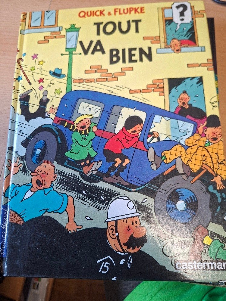 tout va bien, Enlèvement, Comme neuf, HERGE
