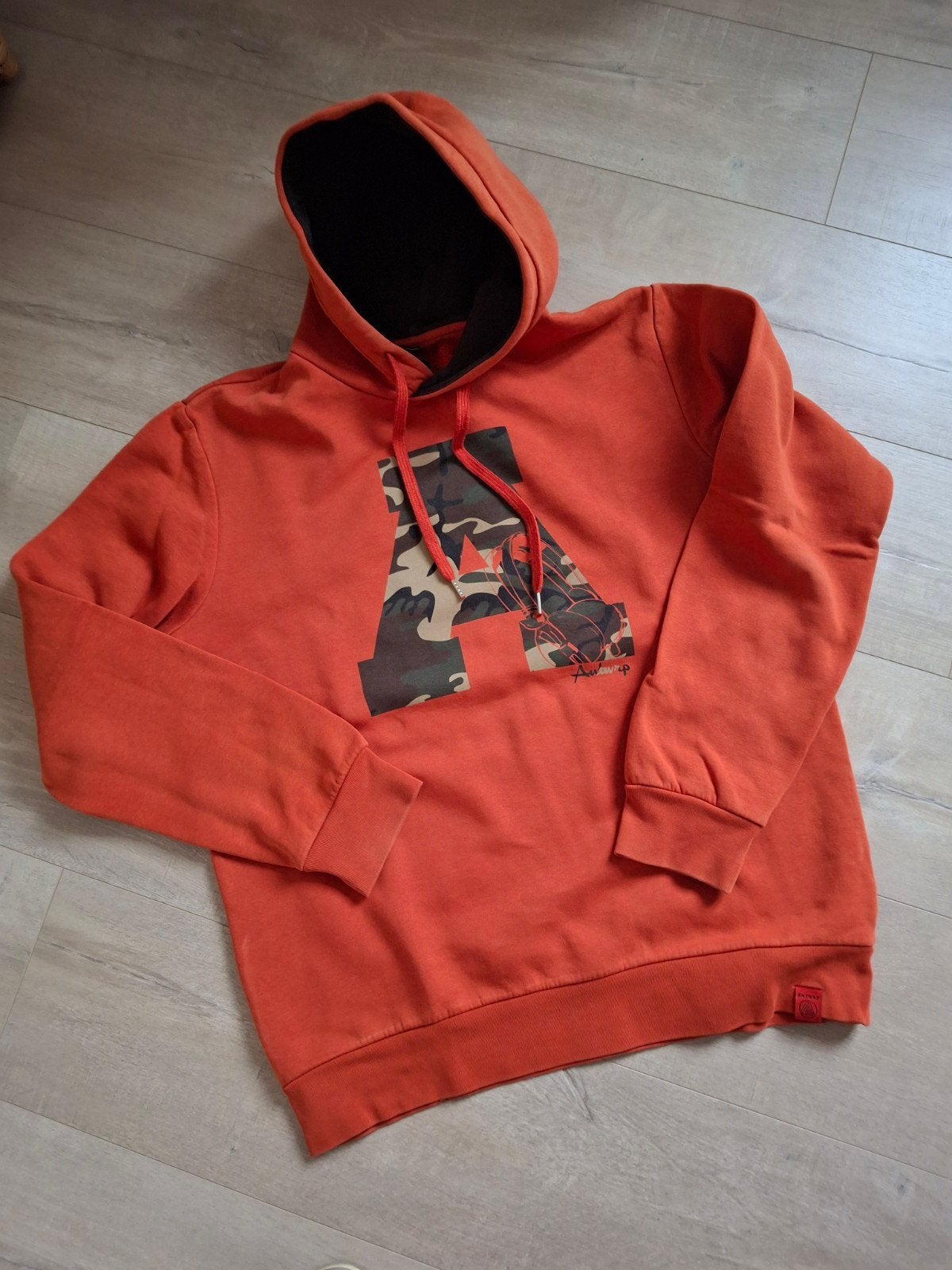 Herenhoodie ANTWERP maat L/XL, Ophalen, Maat 52/54 (L), Oranje
