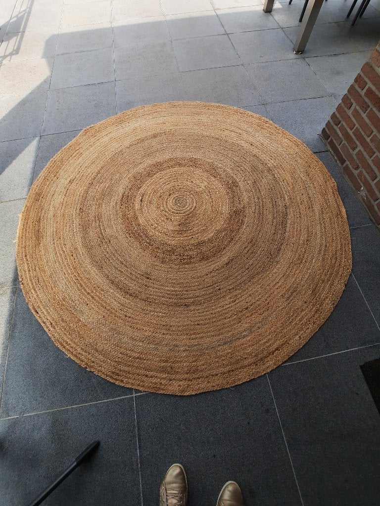 Rond tapijt diameter 2,05 mtr, Huis en Inrichting, Stoffering | Tapijten en Vloerkleden, Ophalen, Gebruikt, Rond