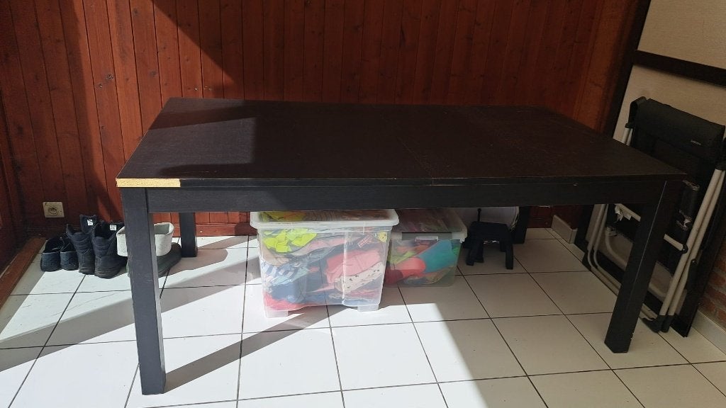Verlengbare tafel Ikea, Ophalen, Gebruikt, 200 cm of meer, 50 tot 100 cm