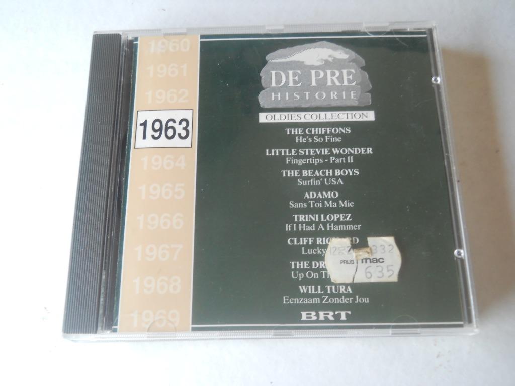 CD - DE PRE HISTORIE - 1963, Cd's en Dvd's, Ophalen of Verzenden, Zo goed als nieuw, Pop