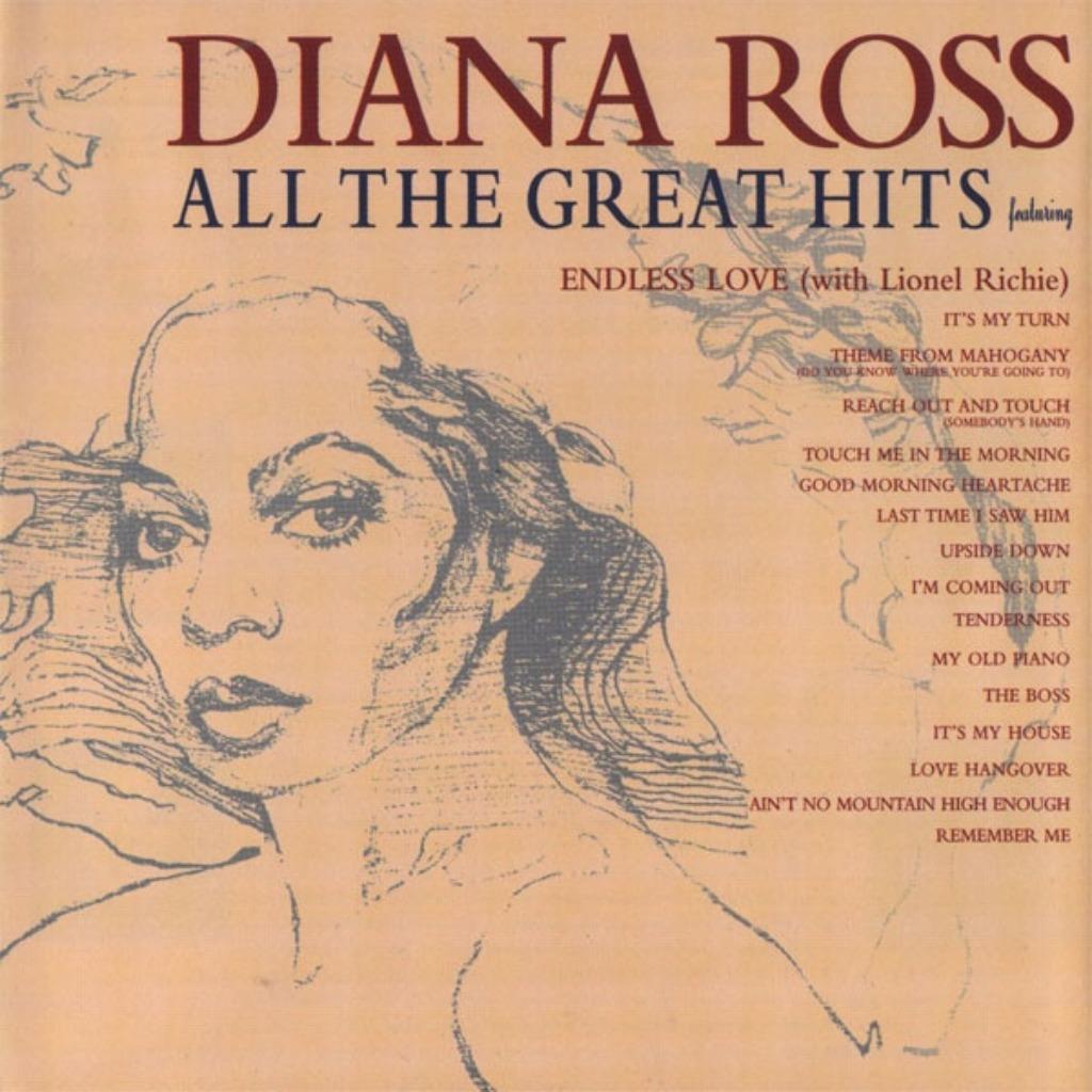 Diana Ross ‎– All The Great Hits - Cd, Enlèvement ou Envoi, Comme neuf, Soul, Nu Soul ou Neo Soul