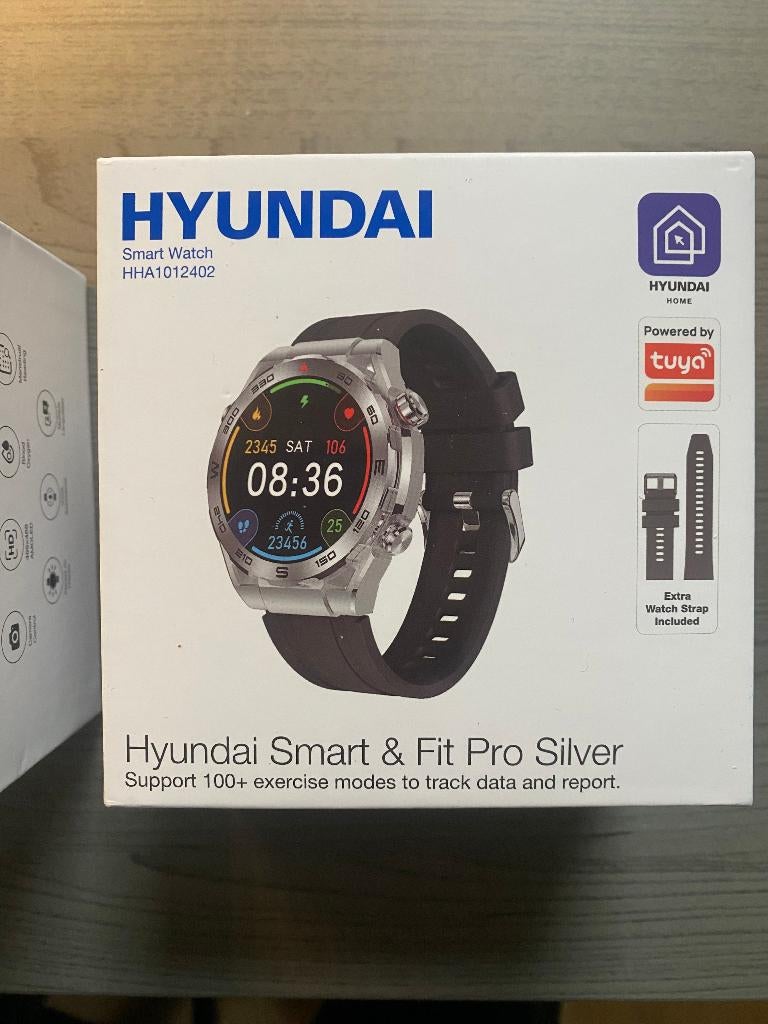 Hyundai smartwatch, Ophalen, Hartslag, Zo goed als nieuw, Waterdicht
