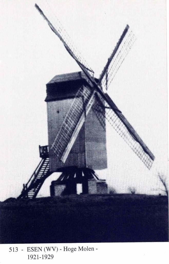 Esen - Hoge Molen, Ophalen of Verzenden, 1980 tot heden, Ongelopen, West-Vlaanderen