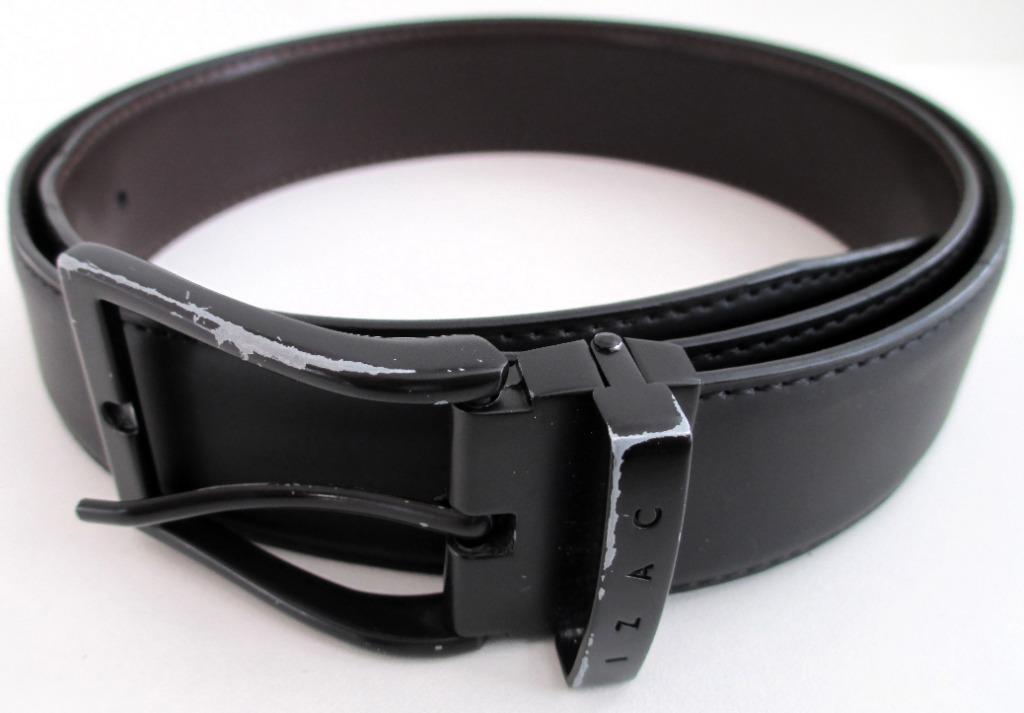 lederen riem izac omkeerbaar bruin zwart 35mm breed.100cm l., 95 tot 105 cm, Bruin, Echt leder, Ophalen of Verzenden