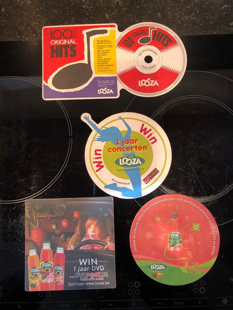 LOOZA viltjes LOT VAN 5, Ophalen of Verzenden, Gebruikt, Overige typen