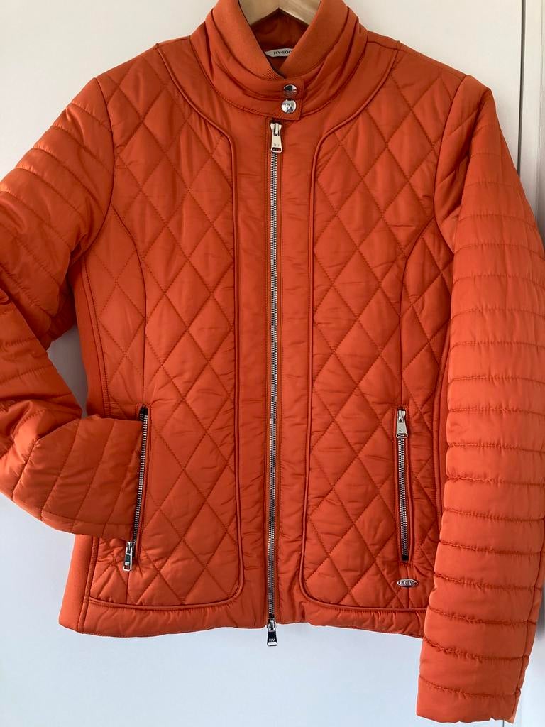 Korte jas HV Polo Society T 38, Kleding | Dames, Jassen | Winter, Ophalen of Verzenden, Maat 38/40 (M), Oranje