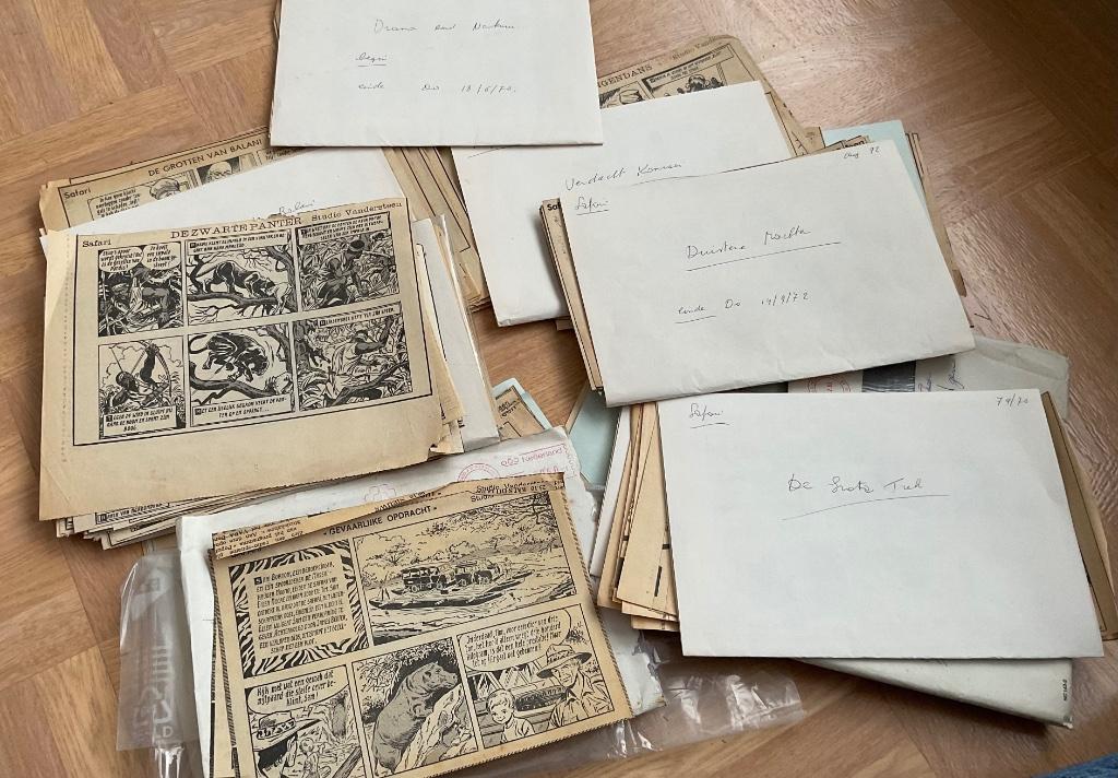 Oude krantenstroken van Safari - Willy Vandersteen, Boeken, Meerdere stripboeken, Ophalen of Verzenden, Zo goed als nieuw, Willy vandersteen
