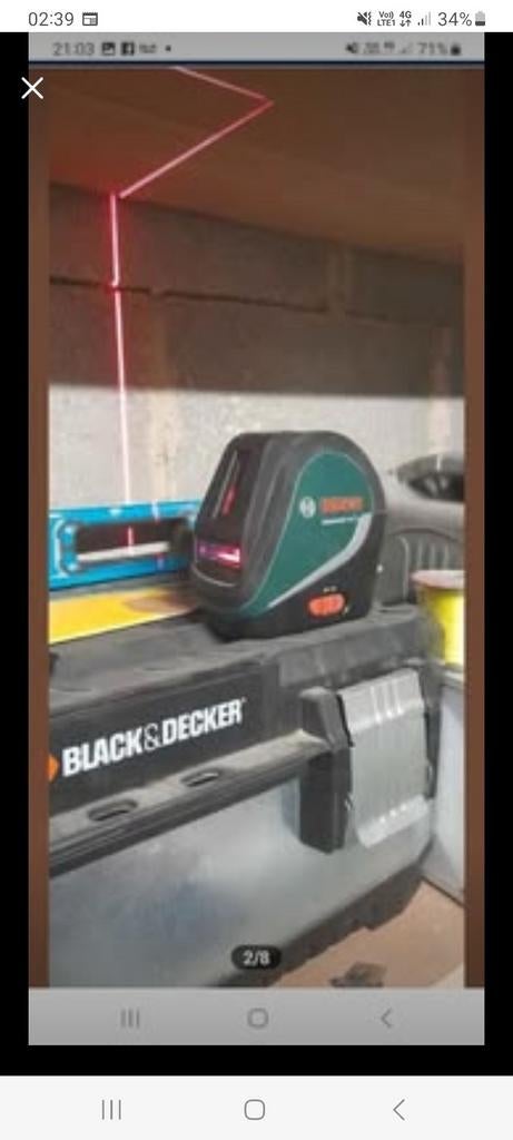 Bosch laser met statief doe een bod, Doe-het-zelf en Bouw, Gereedschap | Overige machines, Ophalen, Zo goed als nieuw