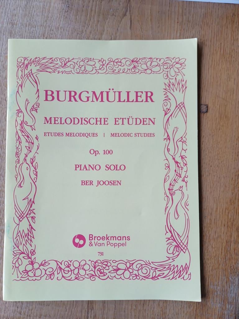 Burgmuller Melodische etuden, Ophalen, Gelezen