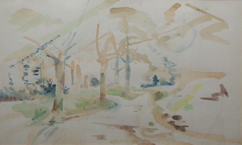 J. Kerkhove: Landschap (57 x 73 cm), Antiek en Kunst, Kunst | Schilderijen | Klassiek, Ophalen