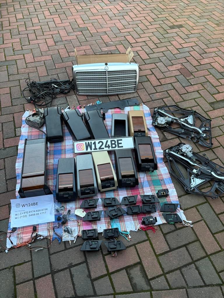 Mercedes W124 onderdelen pieces w124 E-Klasse oldtimer turbo, Ophalen