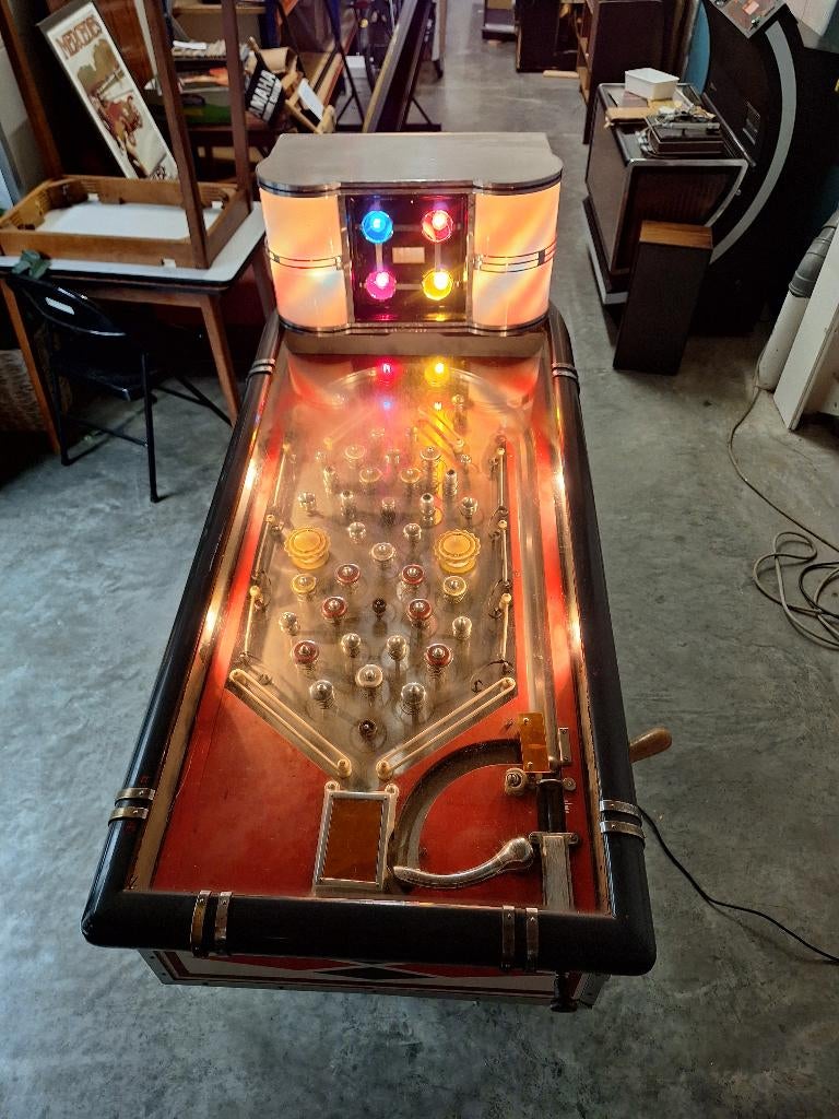 Ancien flipper BUMPER MACHINE de la foire, années 1960, Enlèvement, Utilisé, Mécanique, Flipper (jeu)