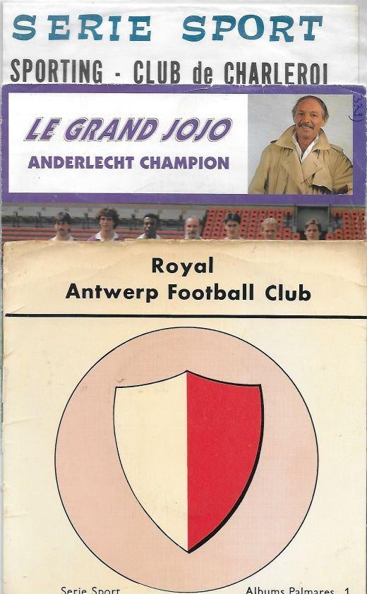 3 x housses Anvers - Anderlecht - Charleroi, CD & DVD, Enlèvement ou Envoi