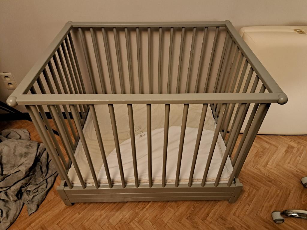 Kinderpark, Kinderen en Baby's, Ophalen, Gebruikt, Rechthoekig, Wieltjes
