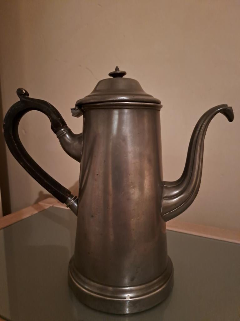 Tinnen kan - 19e eeuw, Antiek en Kunst, Antiek | Tin, Ophalen of Verzenden