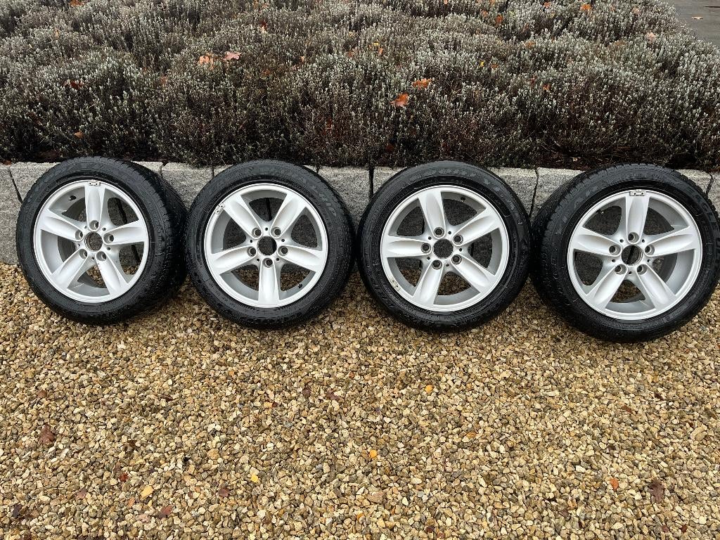 BMW Alu velgen 16" met winterbanden E87,E88,E81,E82, Auto-onderdelen, Ophalen, Winterbanden, Velg(en)