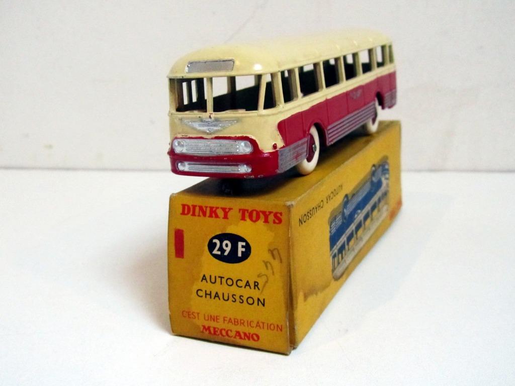 Vintage Dinky Toys Autobus Chausson N 29 F Meccano (1958-59), Overige merken, 1:50 of kleiner, Overige typen, Ophalen of Verzenden