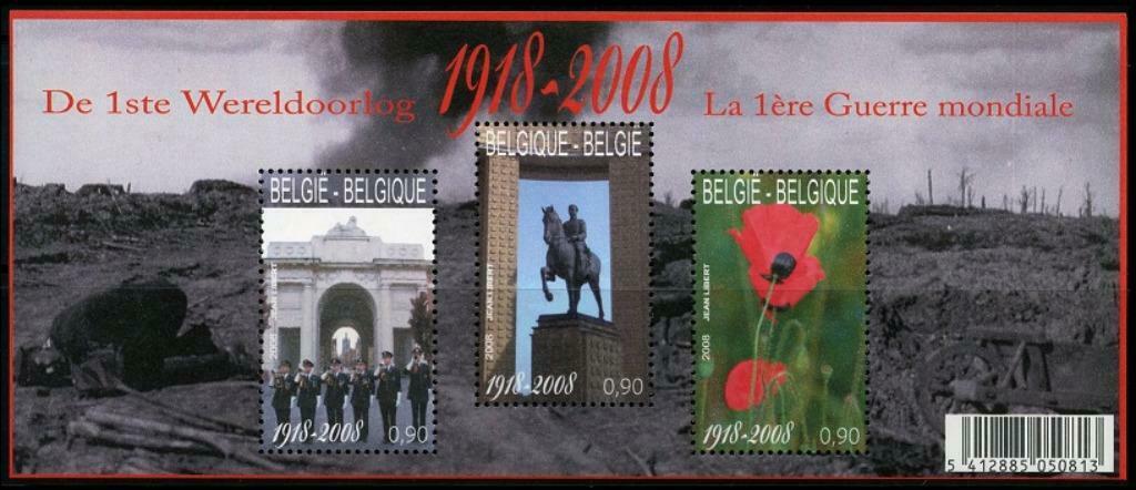 BL162 Feuillet de timbres La première Guerre Mondiale, Enlèvement ou Envoi, Timbre-poste, Neuf