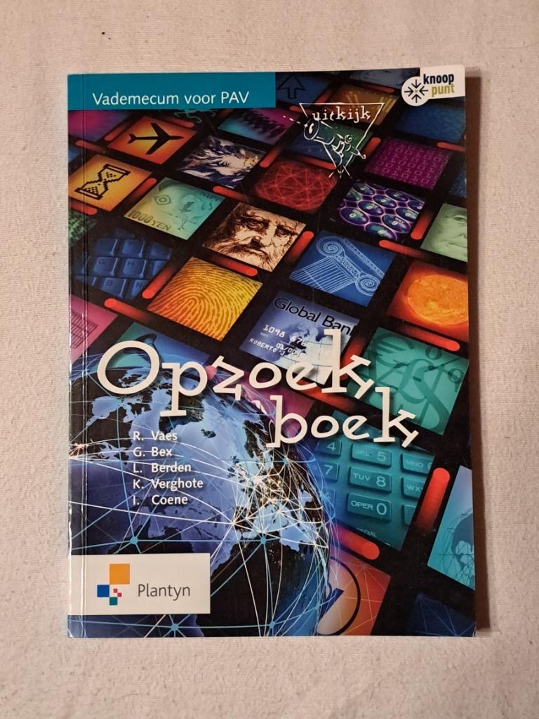 Vademecum voor pav opzoekboek, Boeken, Ophalen of Verzenden