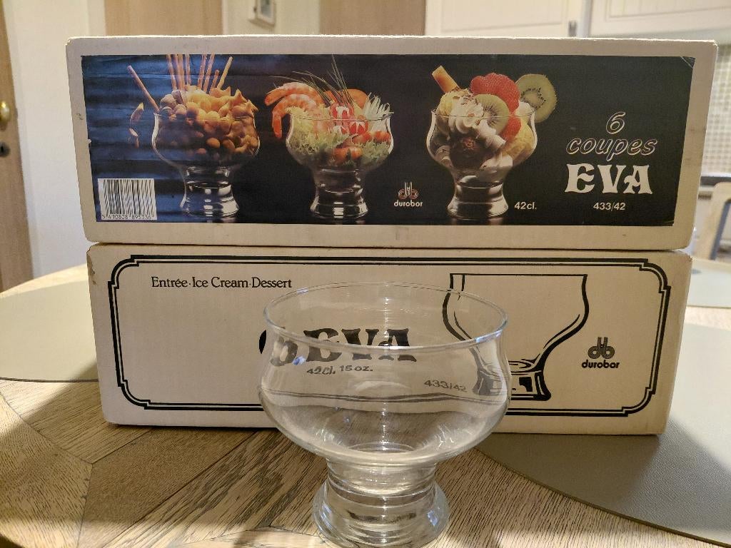 glazen  dessert potjes, Ophalen, Zo goed als nieuw, Overige typen